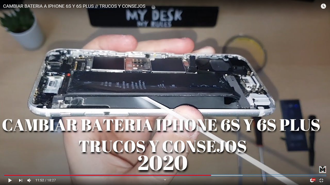 COMO ABRIR Y CAMBIAR BATERIA IPHONE 6S Y 6S PLUS // TRUCOS Y CONSEJOS