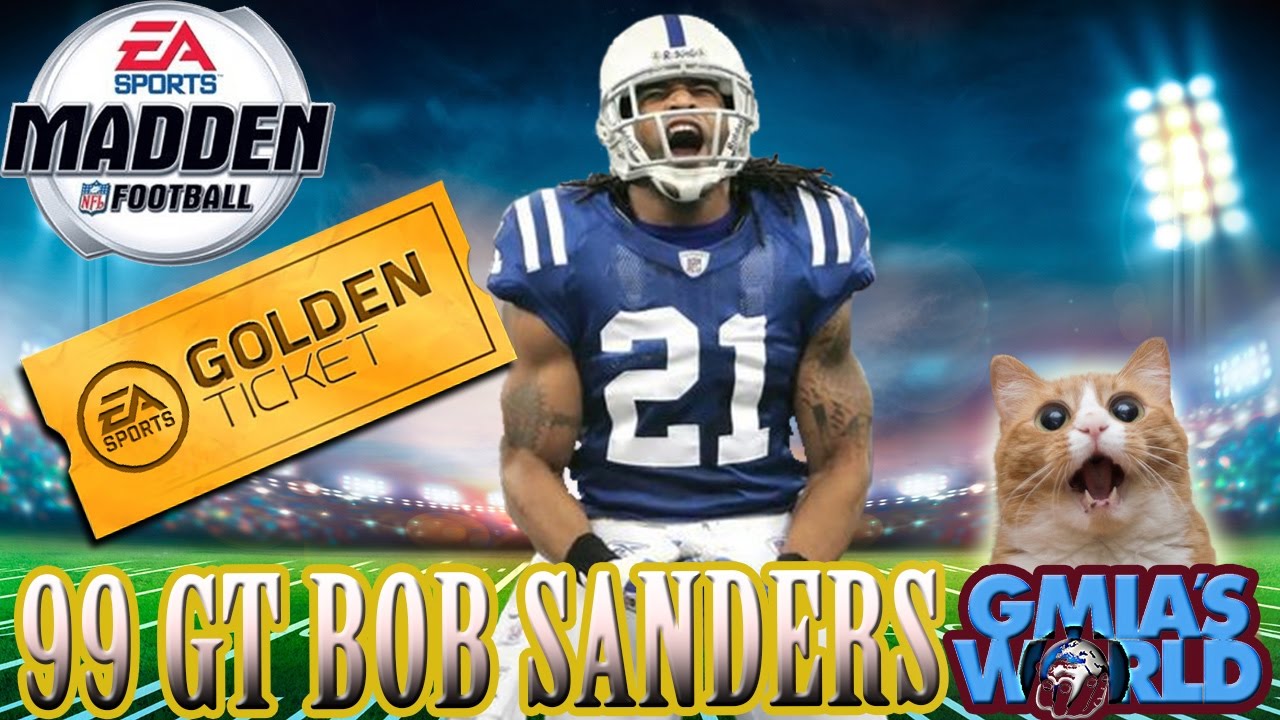 GOLDEN TICKET WR BOB SANDERS CAUSES RAGE QUIT! ALL MADDEN 1ST STRING! | MUT 17 GAMEPLAY