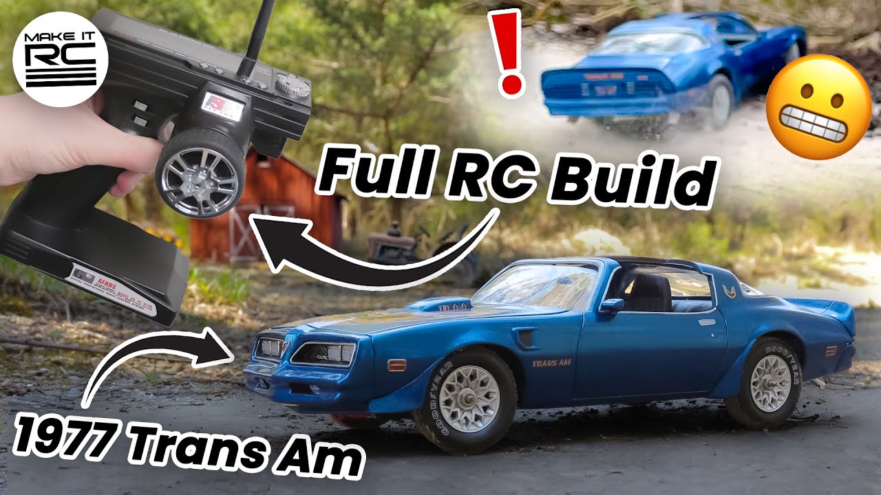 It’s Mint!.. Until The First Test Drive 💥 Custom RC Trans Am Build 🔧