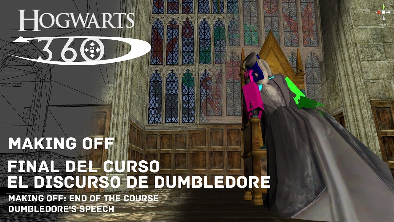 speed animation // Making Off Dumbledore's speech