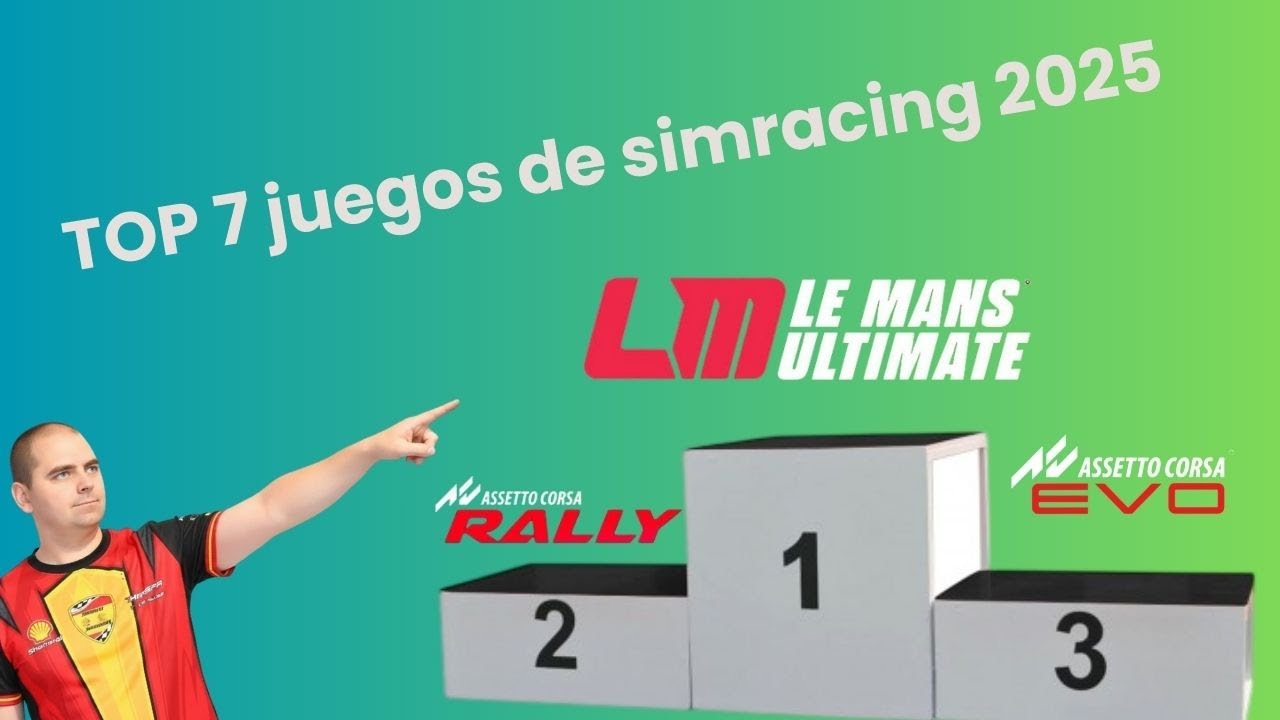Mejores juegos de simracing del 2025