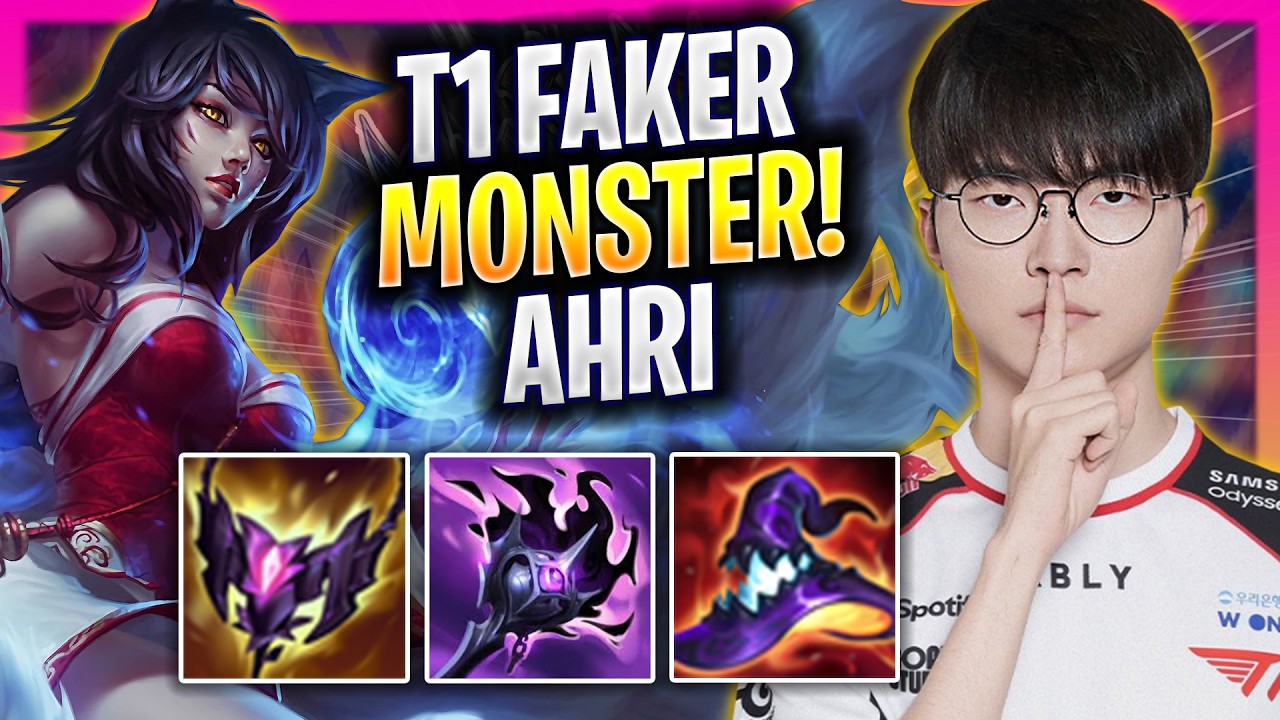 FAKER IS A MONSTER WITH AHRI! - T1 Faker Plays Ahri MID vs Zoe! | Season 2026