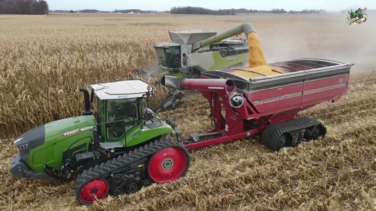 Corn Harvest 2023 Video from Darke County Ohio | Claas Lexion 8600 Combine