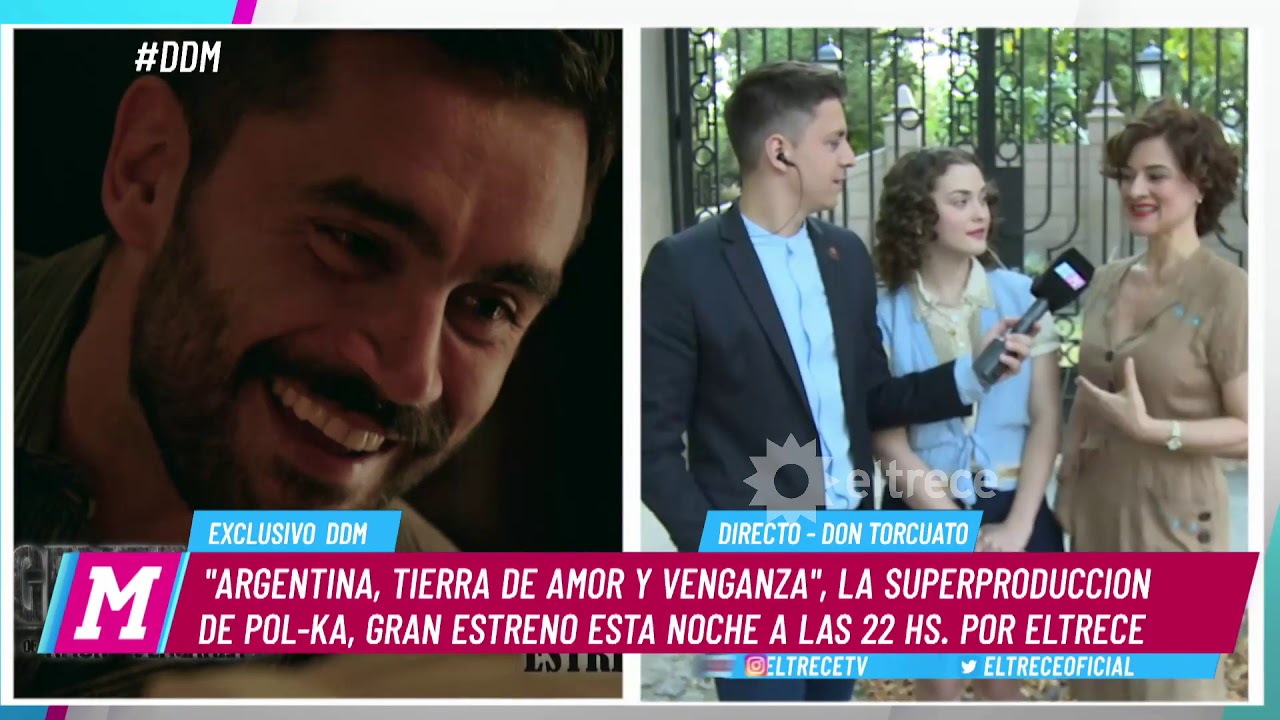 Virginia Innocenti y Minerva Casero palpitan el comienzo Argentina, tierra de amor y venganza