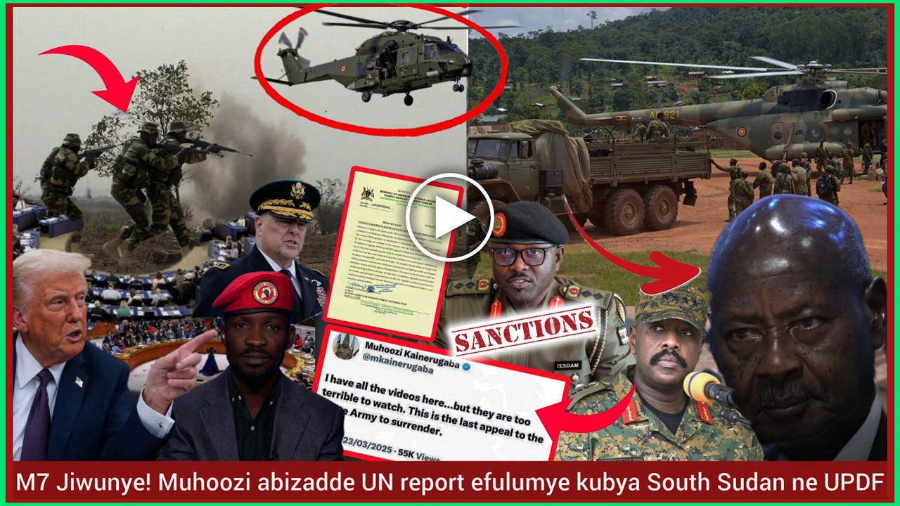 Agakagwawo! Museveni Jiwunye! UN report efulumye! Muhoozi abizadde! UPDF yegaanye ebya South Sudan!
