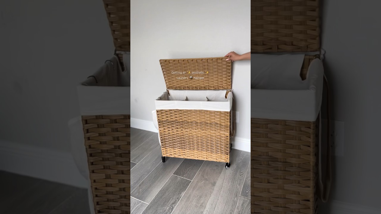 Laundry hamper 🧺 #laundry #shorts #asmr