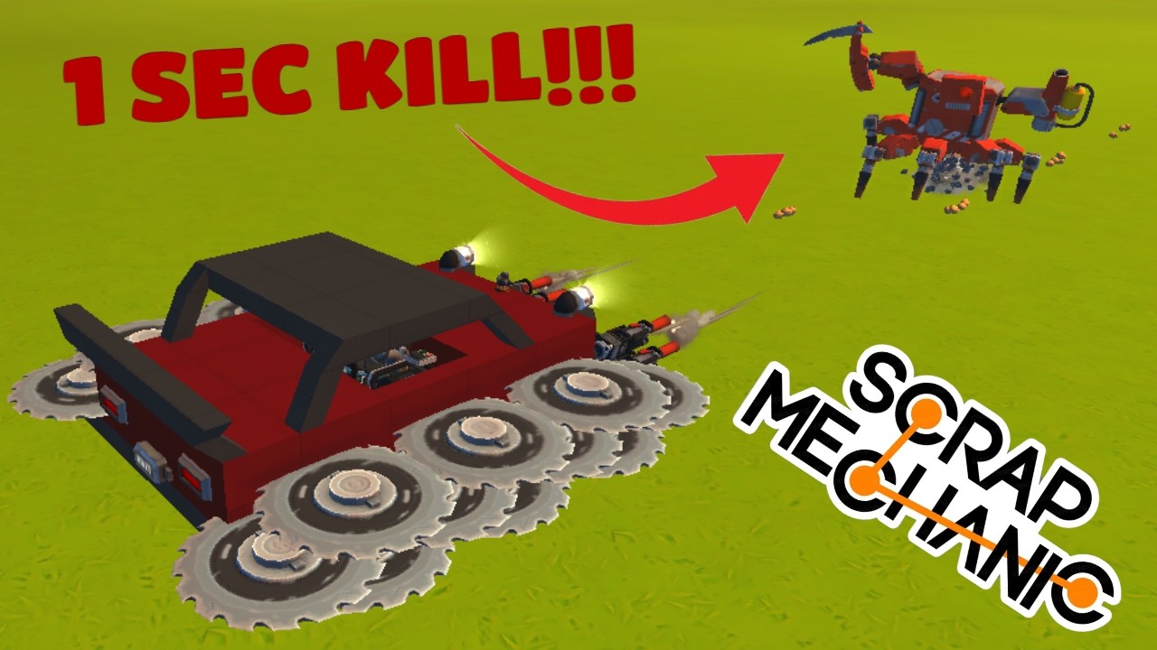 HARC A ROBOTOK ELLEN 💥| Scrap Mechanic w/ Xper