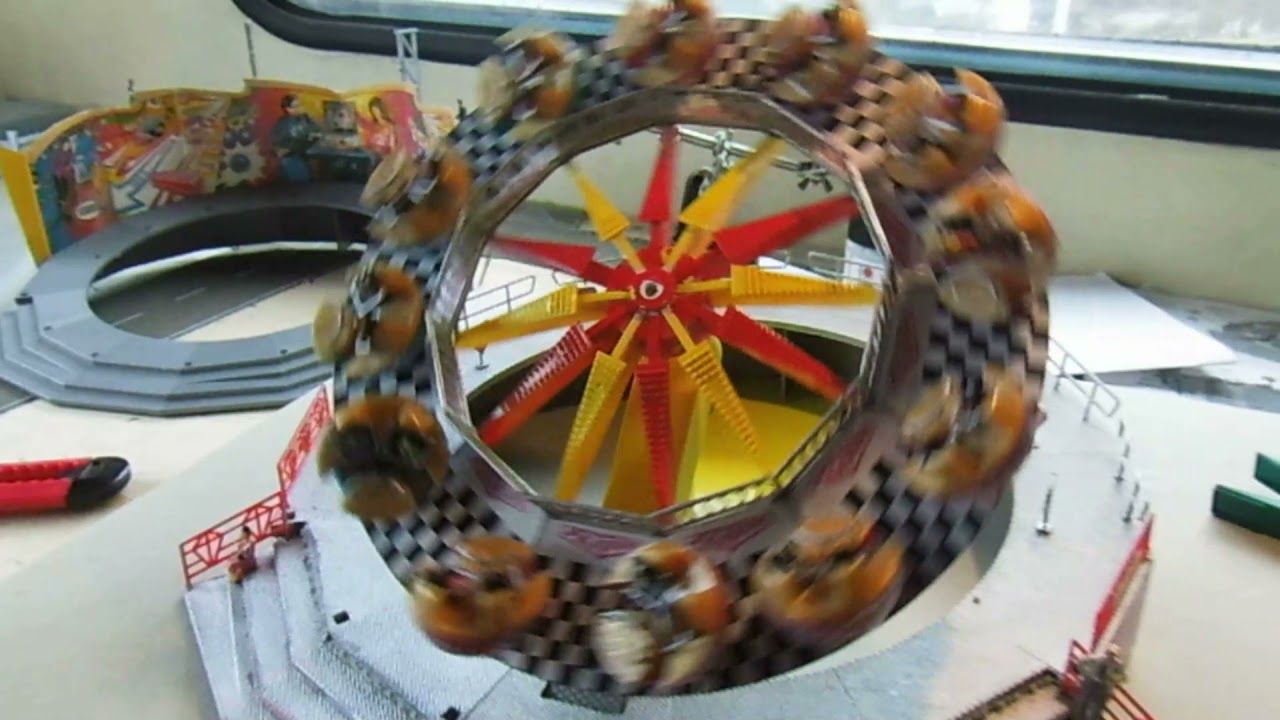 Flipper Testfahrt Modellbau Kirmes 1:87