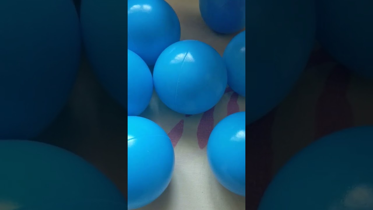 blue color small balls 🔵🔵🔵🔵 #blue #ball #satisfying #shorts