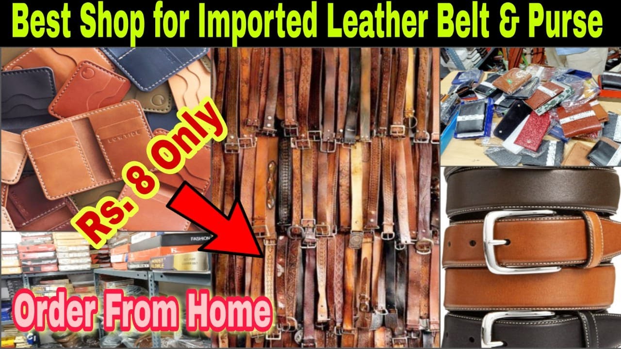 Leather Belt & Purse Wholesale Market  | Leather Belt & Wallets | Men's Accessories Manufacturer