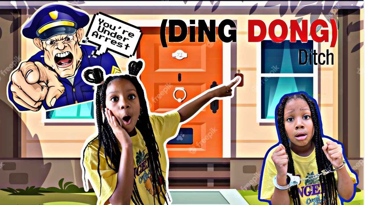 Epic Ding Dong Ditch Prank Gone Wrong 🚓