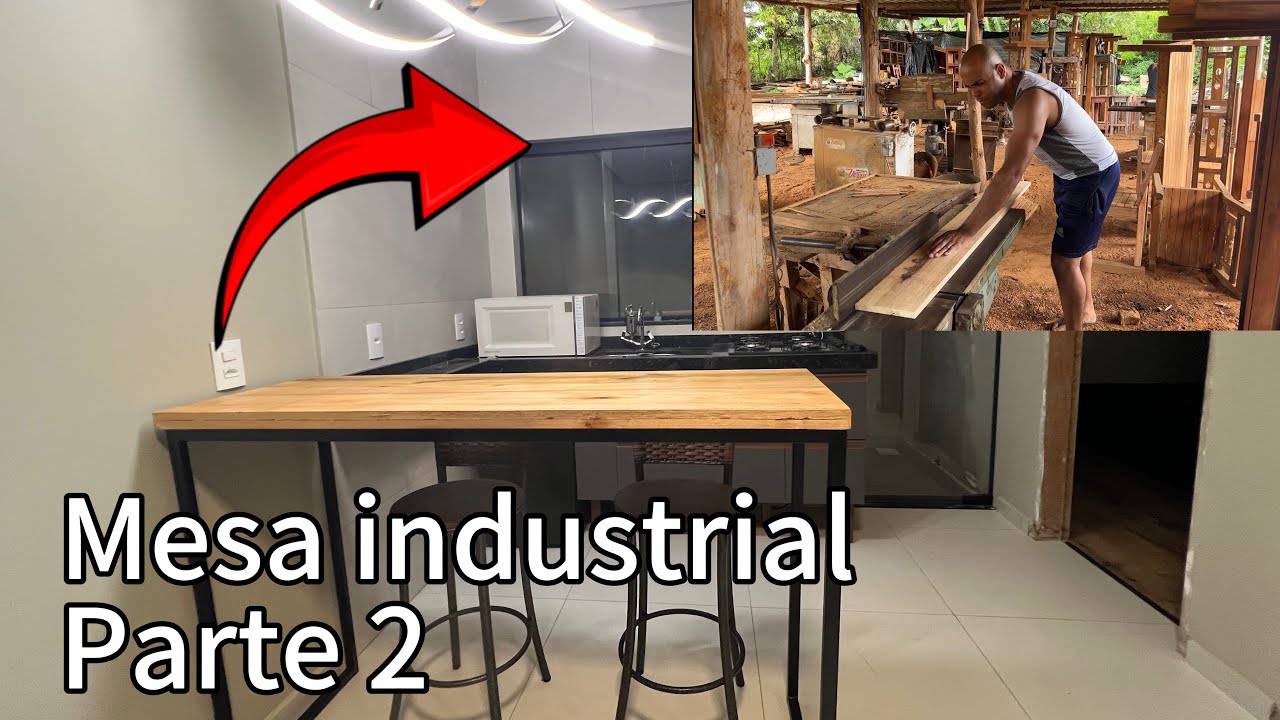 Mesa industrial linda  por menos de 250,00 