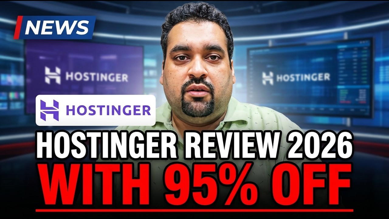 Hostinger Review 2026 | My Honest 5-Year Experience + Up To 95% Off Coupon Code 🚀✅