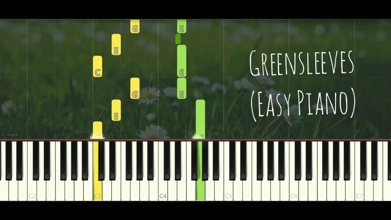 Greensleeves 綠袖子 | 屯馬開通真的很興奮 | Simple Piano | Piano Pop Song Tutorial