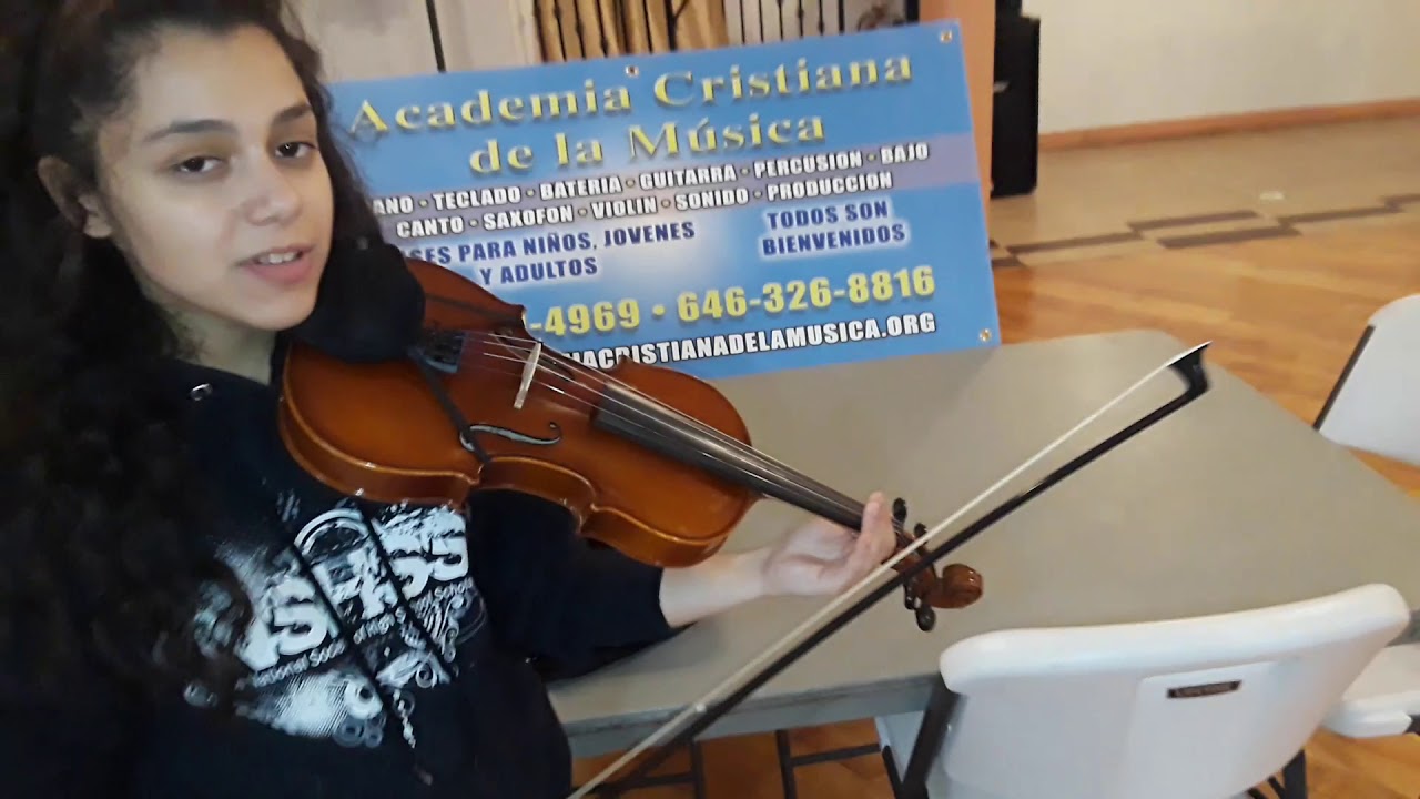 Violin, tocando Re & Mi