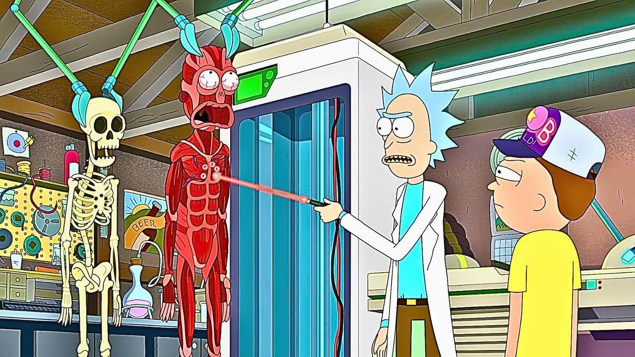 Rick and Morty Season 9 | Rick and Morty Are Struck by the Five Point Exploding Heart Technique