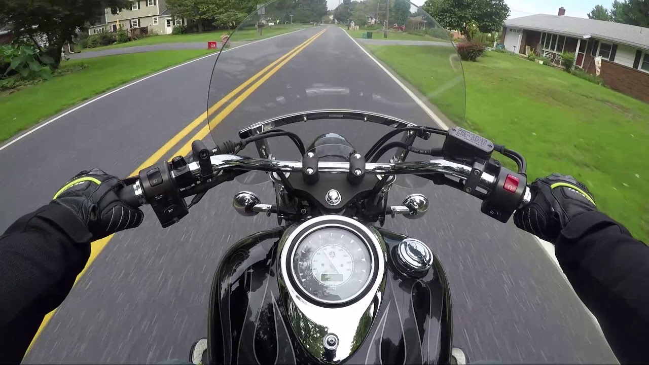 First Time on Yamaha V star 1100 Custom: Srkcycles.com