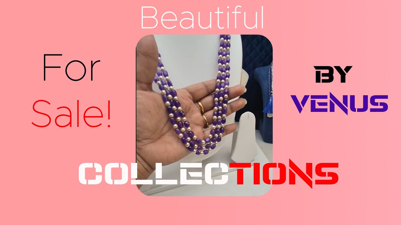 Colourfull &attractive natural beads just for u...come join our live for latest ||venusjewellers||