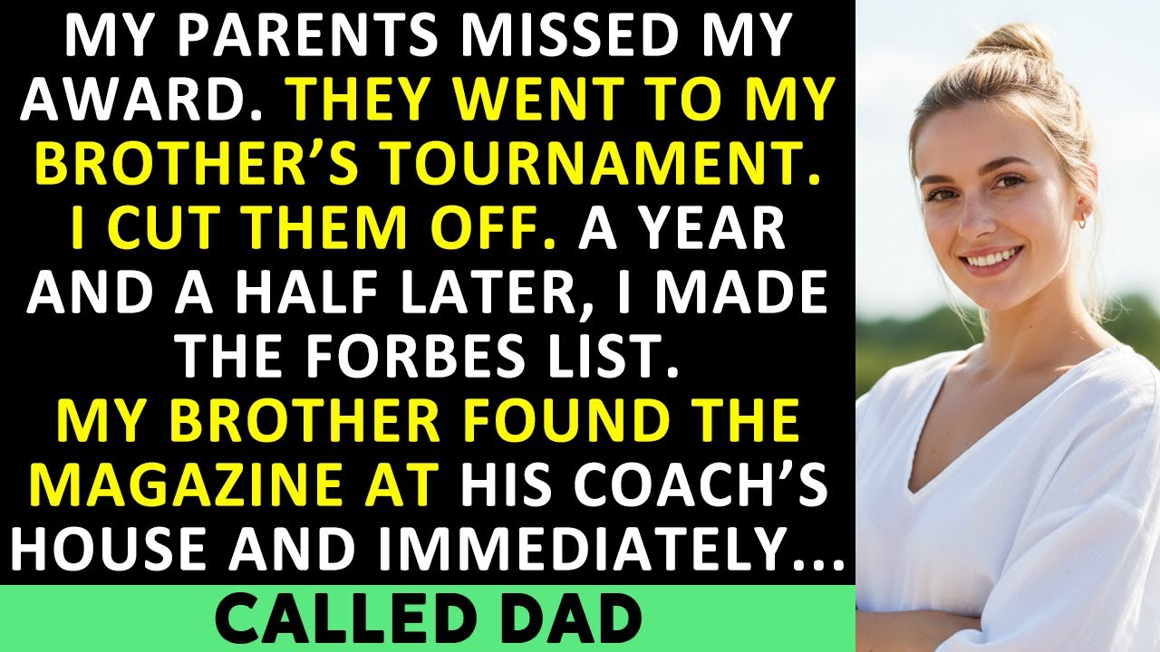 Parents Skipped My Award Ceremony for My Brother’s Tournament. 18 Months Later, They…