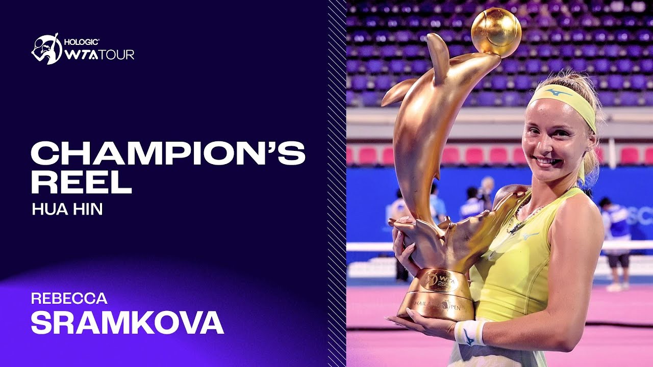 Hua Hin champion Rebecca Sramkova's TOP PLAYS from the Thailand Open! 🐬🏆