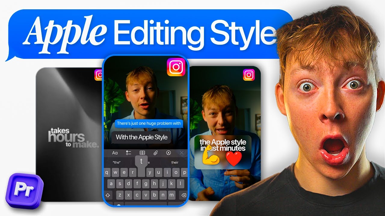 Apple Editing Style Reels Made EASY in Premiere Pro (No After Effects)