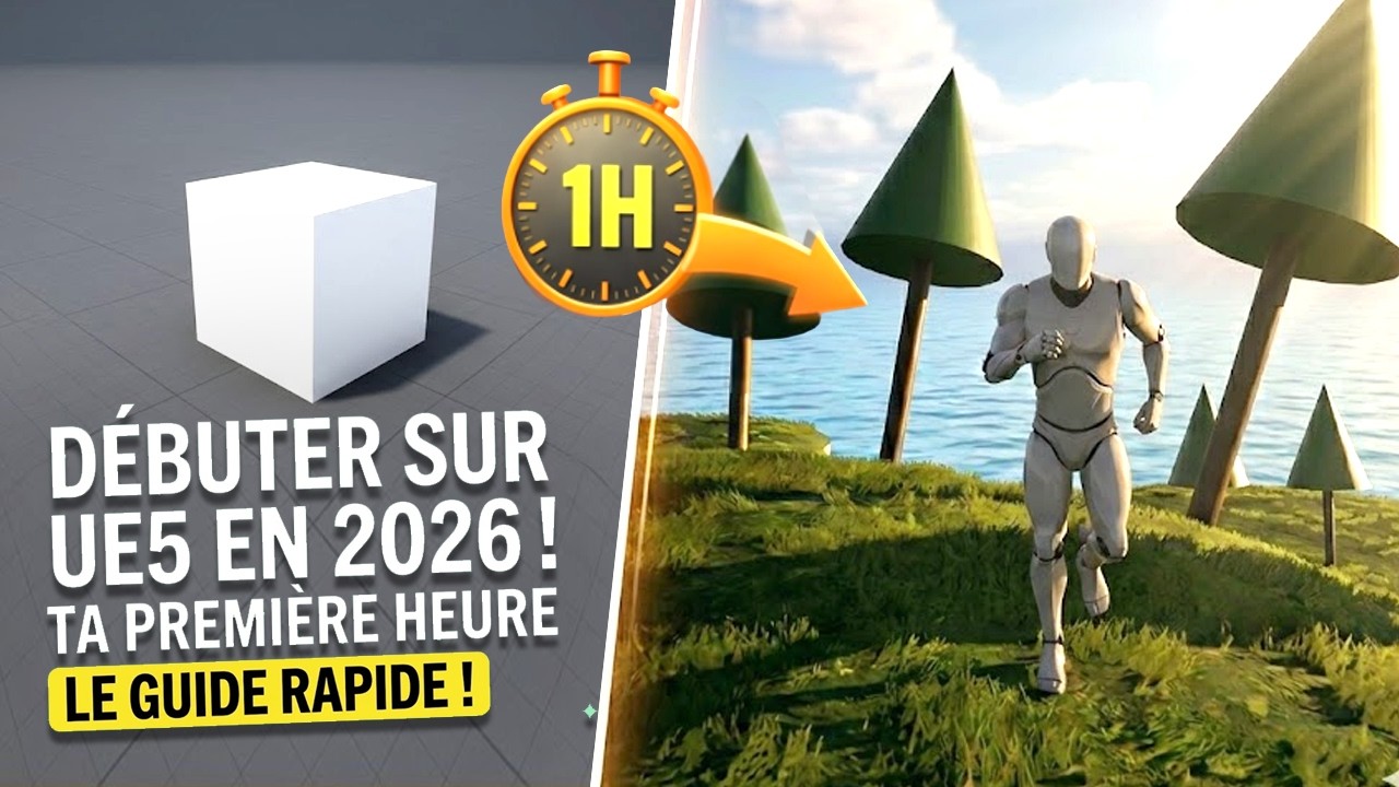 D&eacute;buter sur Unreal Engine 5 en 2026 - Tutoriel en Fran&ccedil;ais
