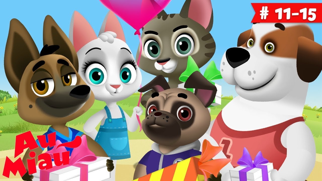 Au Miau 🐶 Desenhos animados completos