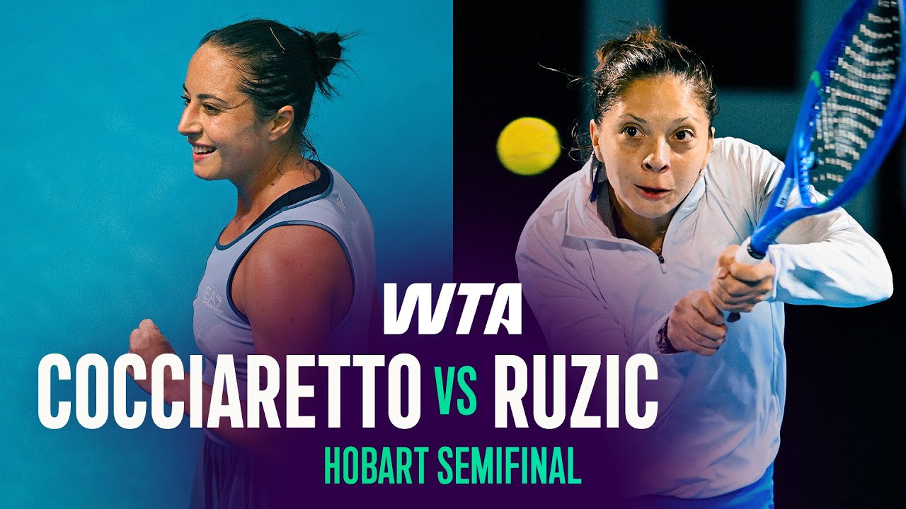 Elisabetta Cocciaretto vs. Antonia Ruzic | 2026 Hobart Semifinals | WTA Match Highlights