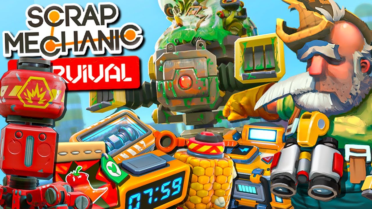 ВСЁ, что мы знаем о второй главе игры Scrap Mechanic Survival!