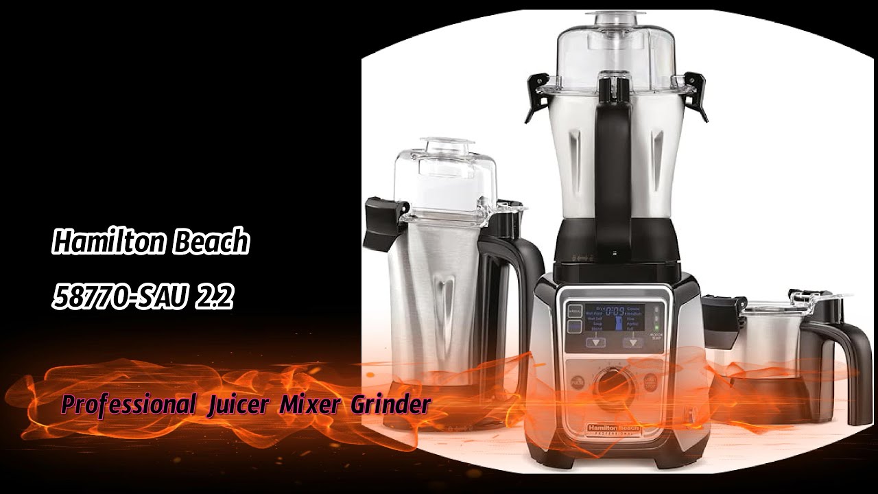 Hamilton Beach 58770-SAU  Powerful 1400W Juicer mixer grinder | beating Philips