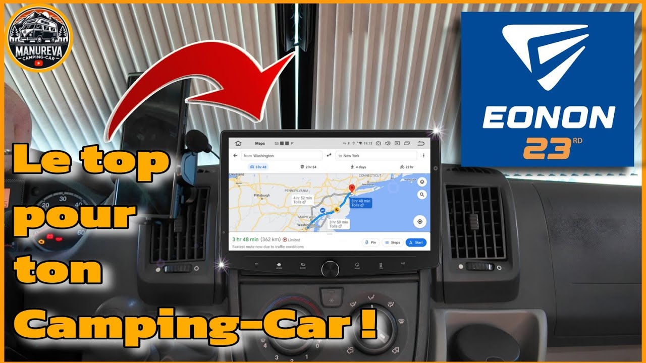 [TUTO INSTALLATION] LE MEILLEUR AUTORADIO ANDROID-AUTO POUR CAMPING-CAR ! EONON 10.1