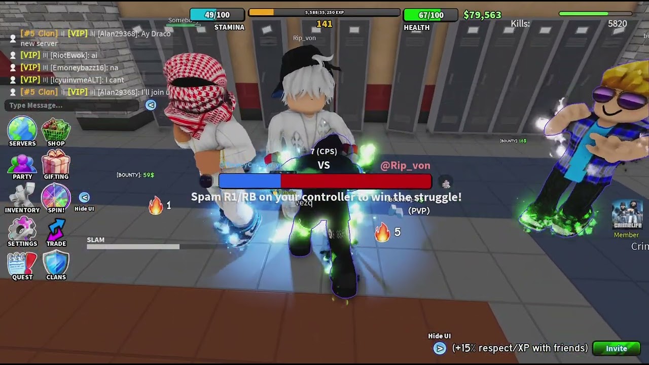 Having Fun on Fight In A School