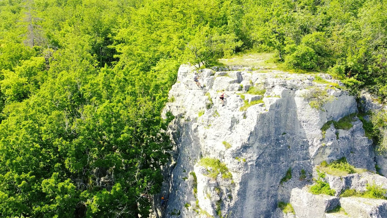Escalade : Falaises de Surgy