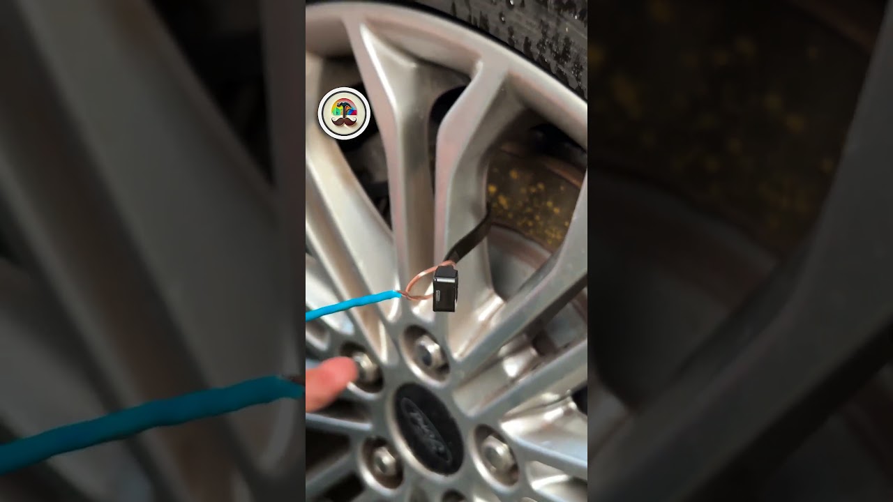 Trick with a Wire Loop for Hubcap Zip Ties #car