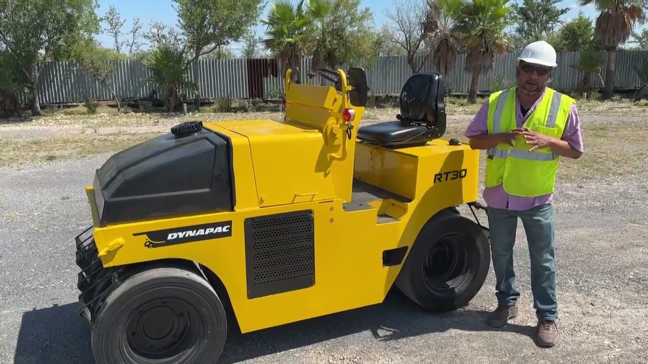 "OPERACION BASICA"  COMPACTADOR NEUMATICO DYNAPAC RT30 AÑO 2008