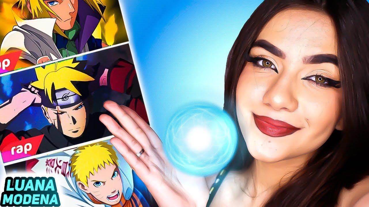 REACT 7 MINUTOZ - RAP DO MINATO, NARUTO E BORUTO / Luana Modena
