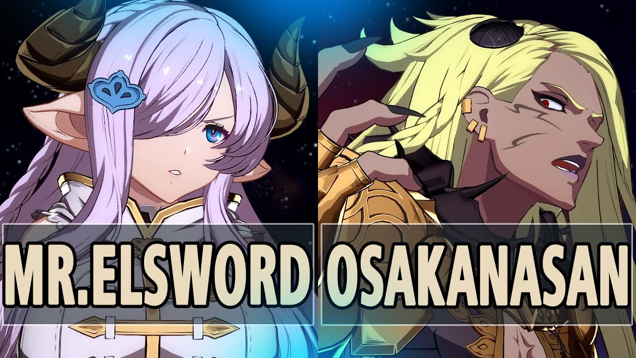 GBVSR: Mr. Elsword Lover (Narmaya) Vs Osakanasan (Beelzebub) | High Level Gameplay.