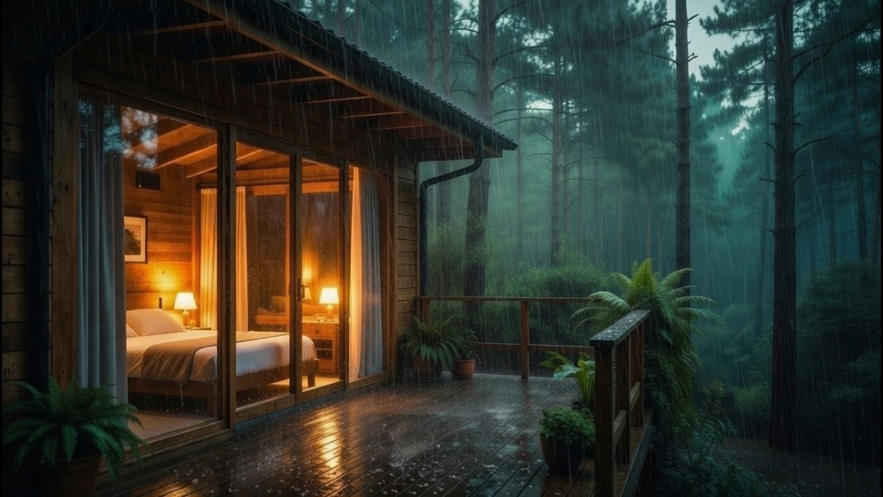 LLUVIA Constante para Estudiar y Concentrarse Mejor
