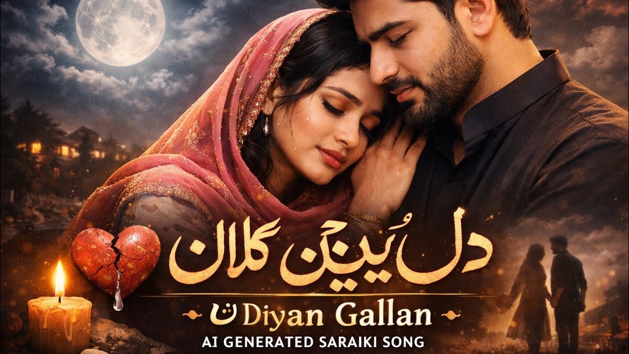 Dil Diyan Gallan – Sad Saraiki AI Song 2026 | Heart Touching Love Story Song