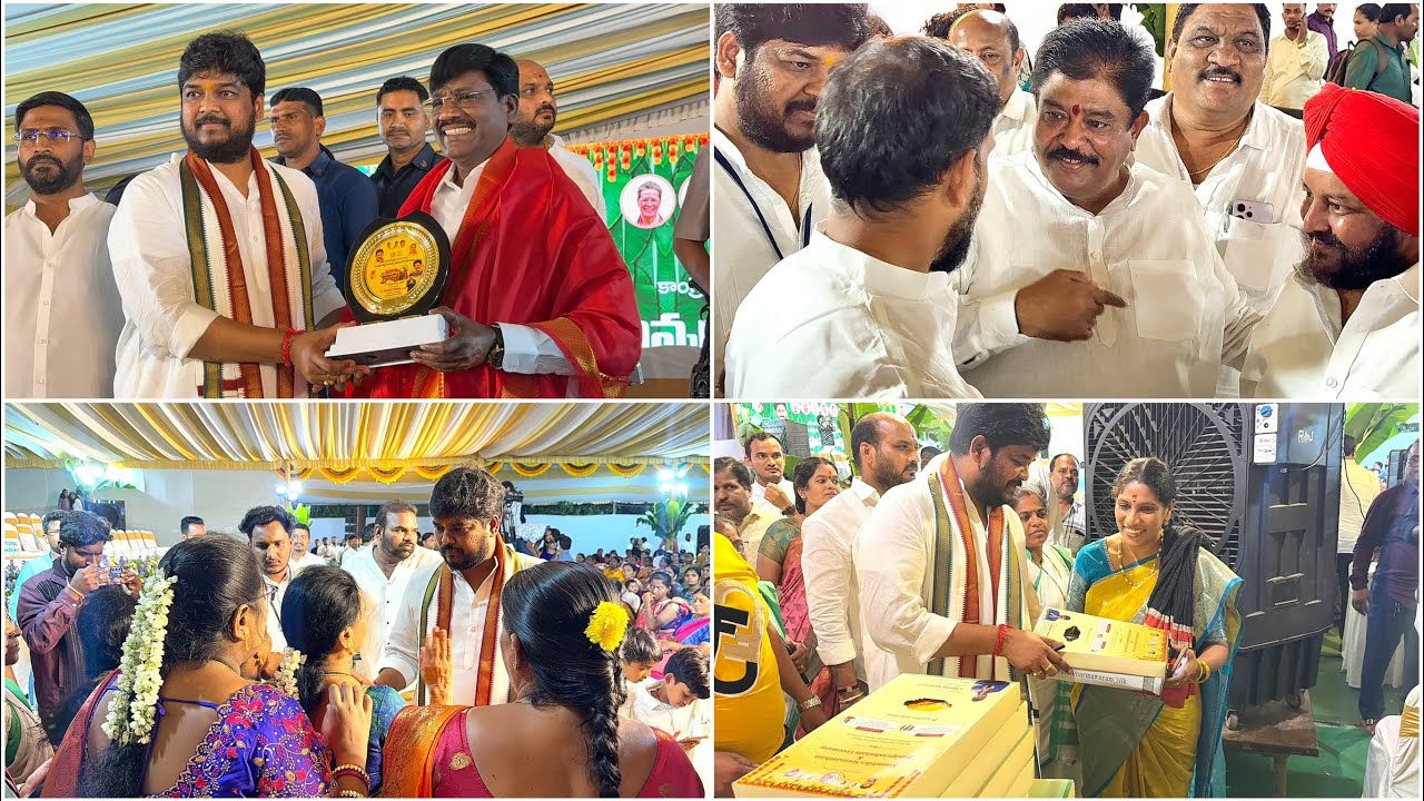 Yousufguda MLA Naveen Yadav Hosts Sreemantham for 2000+ Pregnant Women | Annaprashanam for 400 Kids