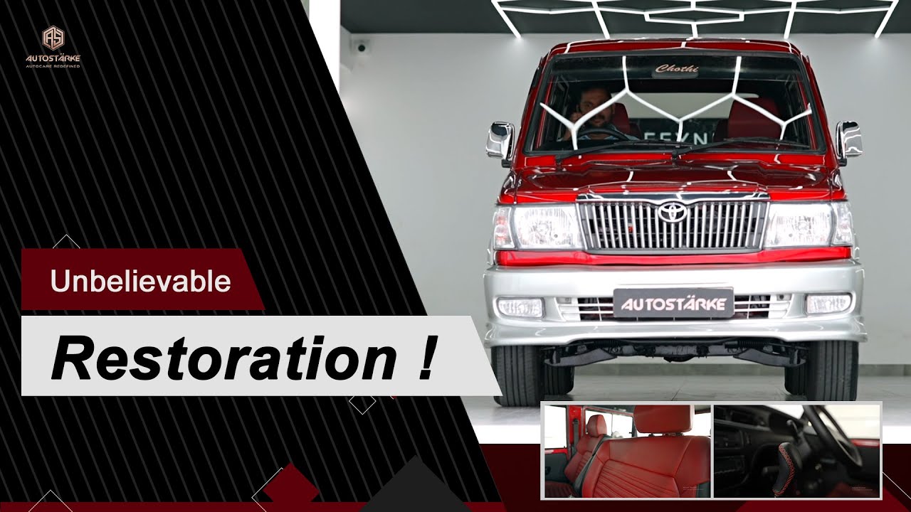 Unbelievable Toyota Qualis Complete Restoration | Autostarke