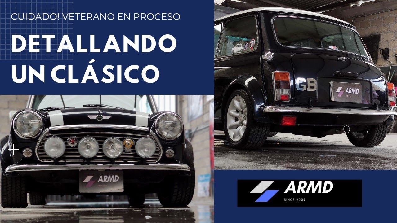 cómo detallar un auto clásico, Mini Morris 1970's