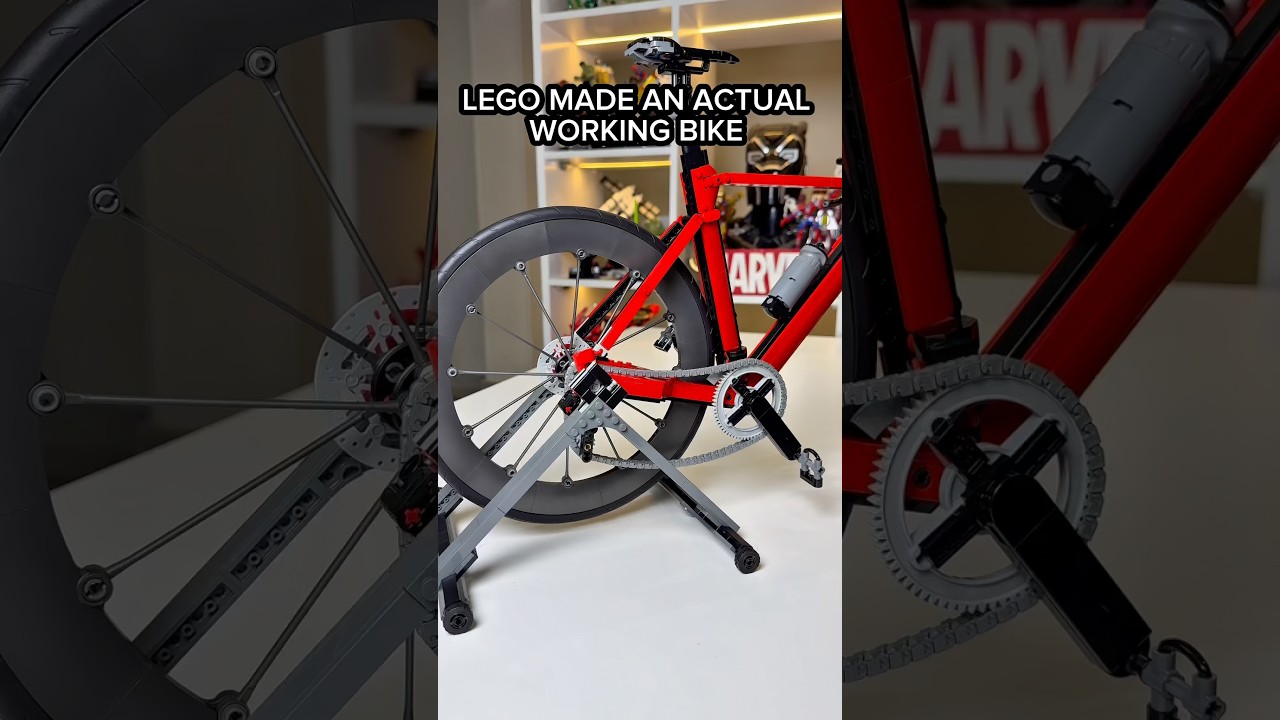 LEGO Icons Road Bike is an actual working bike! #rlfm #11380 #lego