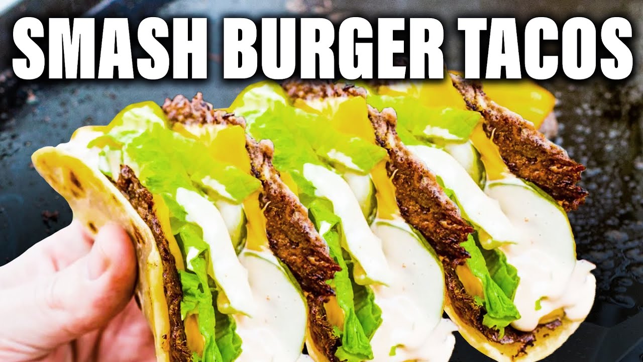 Smash Burger Tacos on the Blackstone Griddle!