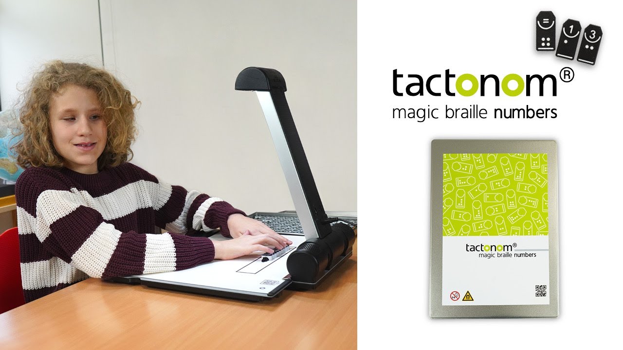 Tactonom Magic Braille Numbers - A game changer in math