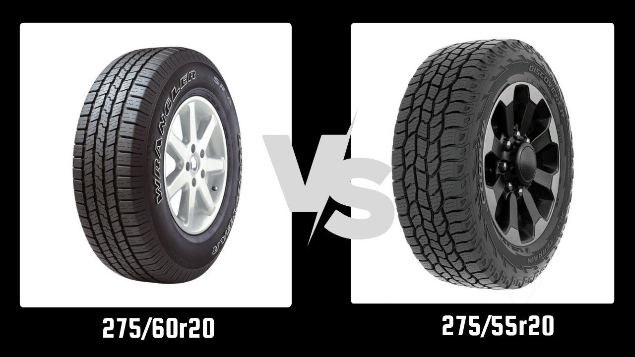 Размер шин 275/60r20 против 275/55r20