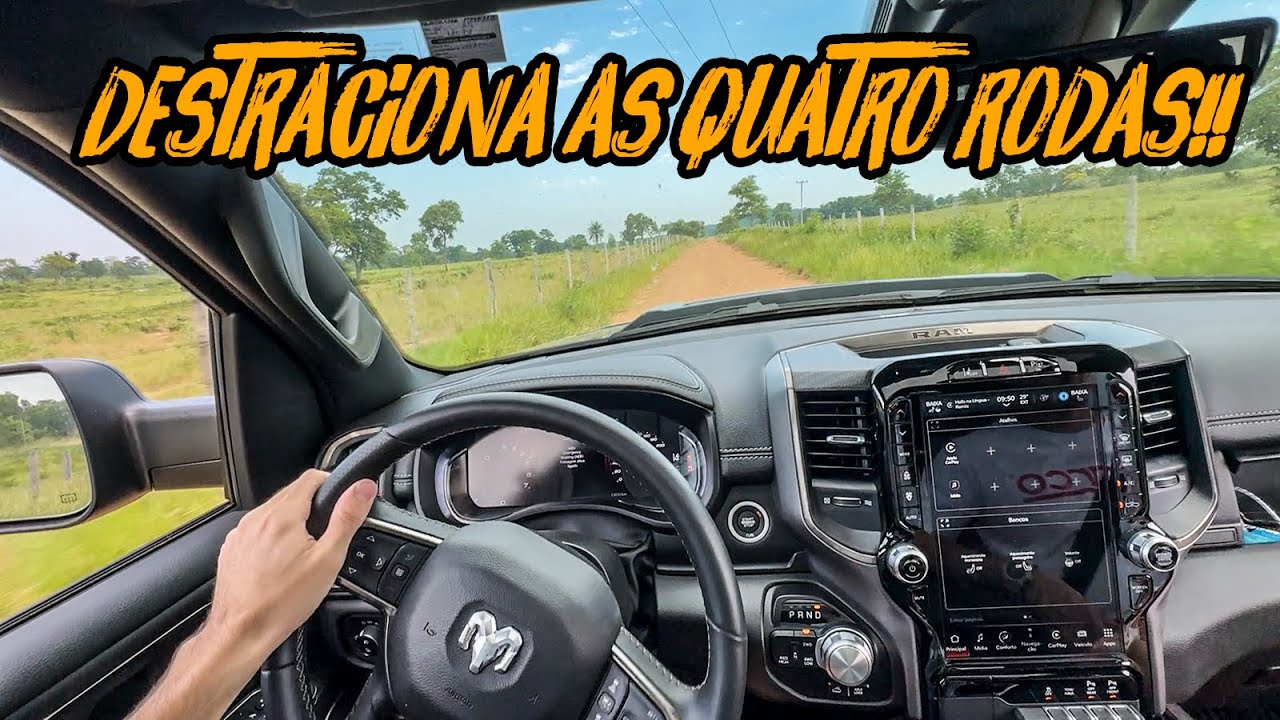 ACELERANDO TUDO A RAM REBEL 1500 NA ESTRADA DE TERRA!!🔥🚀