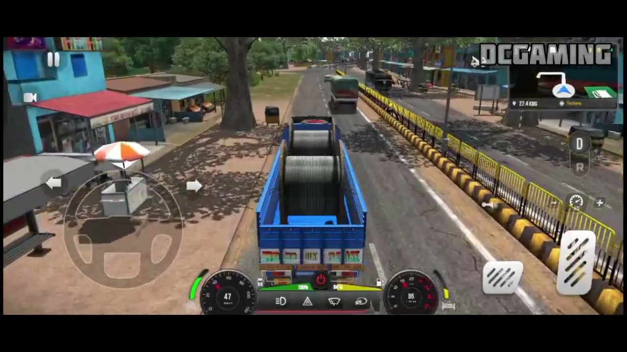 Truck Masters Driving Steel Coil Transport On Road||Truck Driving Indian Games -8 Videos||#dcgaming