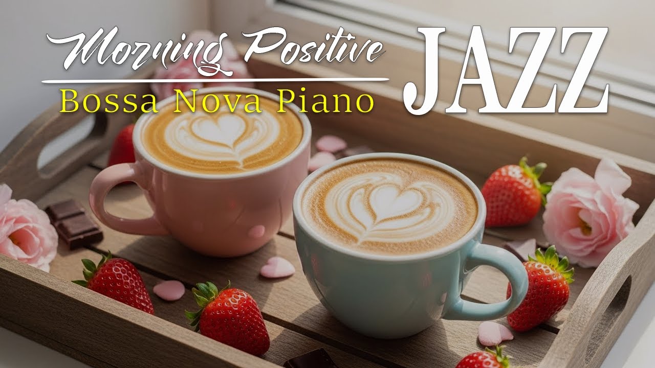Morning Positive Jazz ☕ Positive Bossa Nova & Cozy Coffee Ambience for Happy Mood & Focus