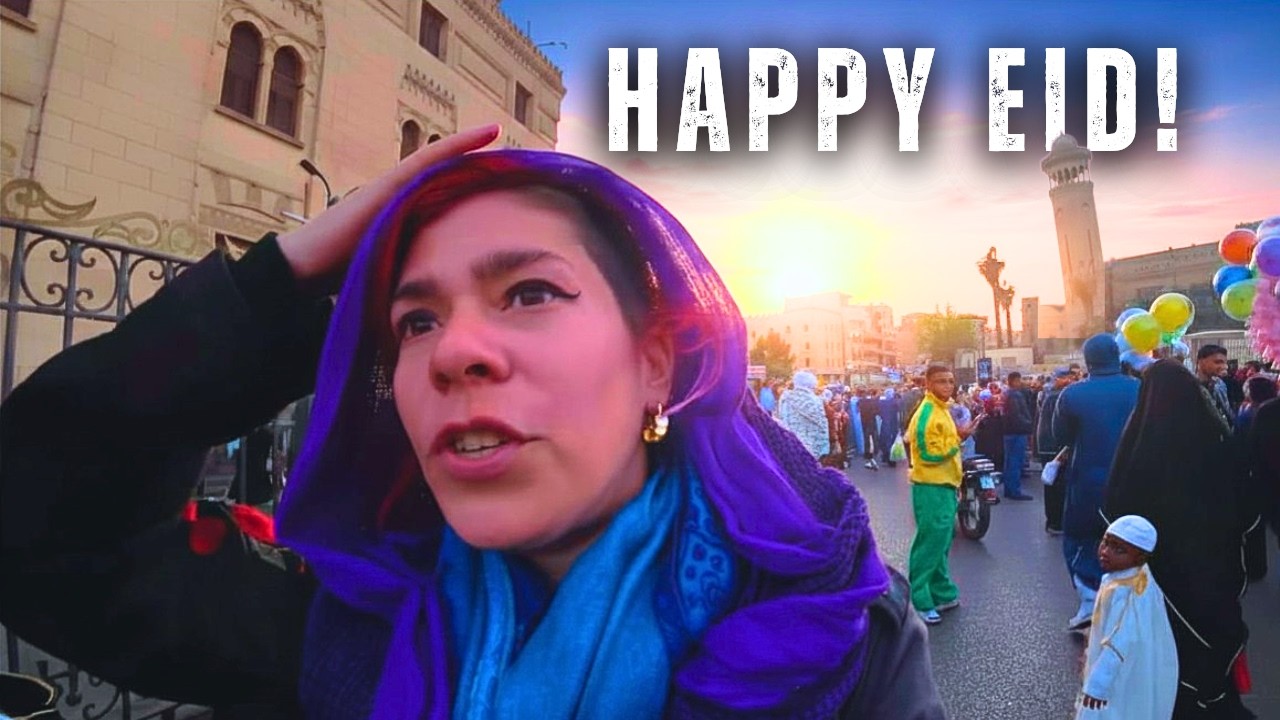 Eid in Cairo 🇪🇬 (Al-Azhar Mosque) | Egypt Vlog 406 | عيد الفطر في مسجد الازهر